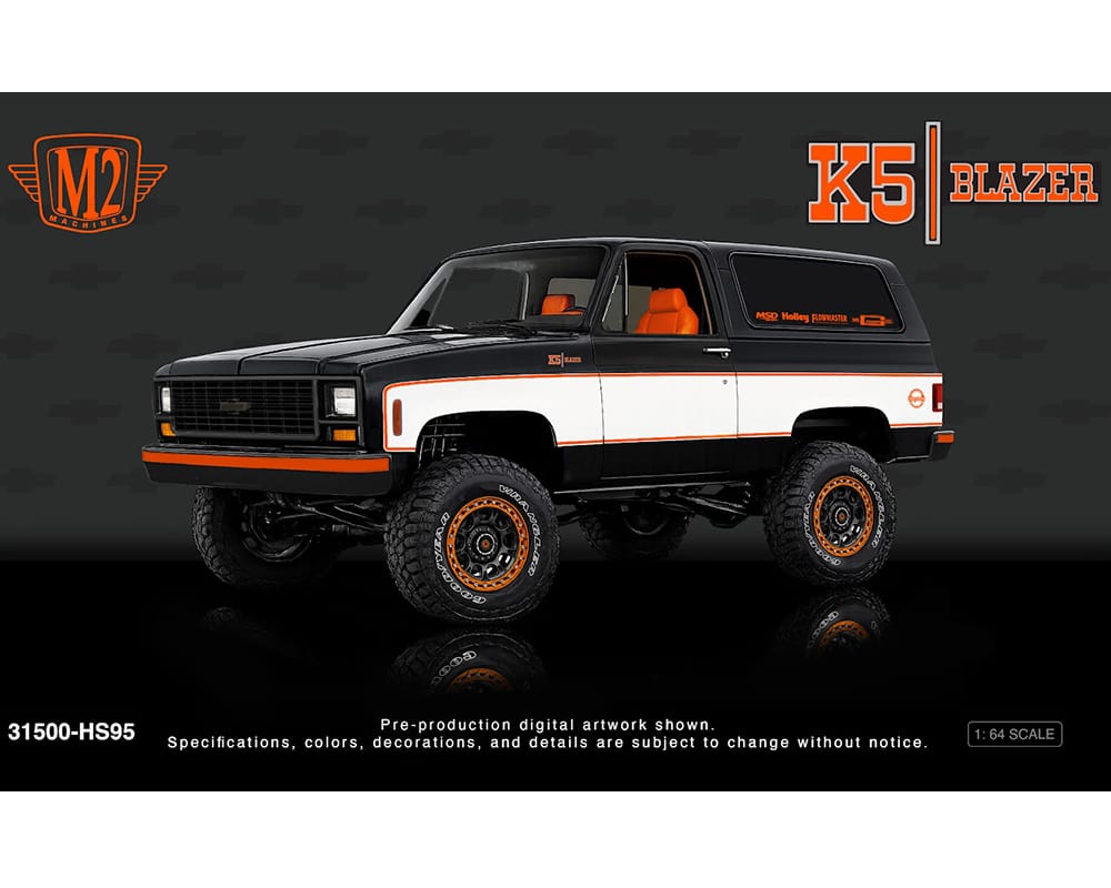 Chevrolet K5 Blazer 1973 M2 Machines 1/64 | Hanz Driven 31500-HS95
