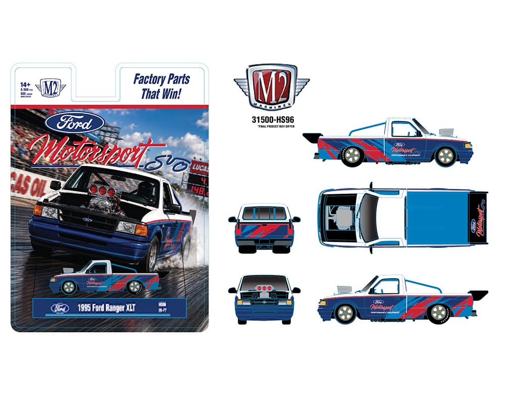 1995 Ford Ranger XLT Special Edition M2 Machines 1/64 | Hanz Driven 31500-HS96