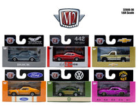 M2 Machines 1:64 Detroit-Muscle Release 90 Assortment 6x car set
