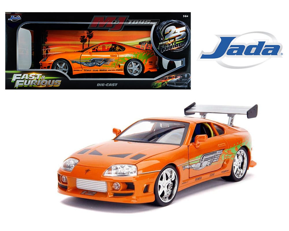 Jada 1:18 Fast & Furious 1993 Toyota Supra – Orange 37770