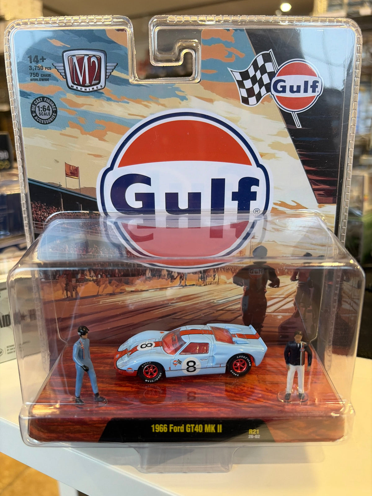 1965 Shelby 427 Cobra & 2 Figures | M2 Machines 1:64 67500-R21-26-02 chase