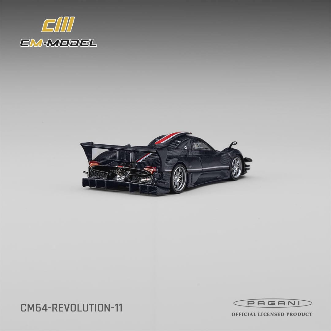 (PRE-ORDER) Pagani Zonda Revolucion Navy Carbon Fiber CM Model 1/64 CM64-REVOLUTION-11