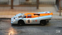 2x car set Gulf Porsche 917 #1 & #6 Sparky Tiny Exclusive 1/64 scale