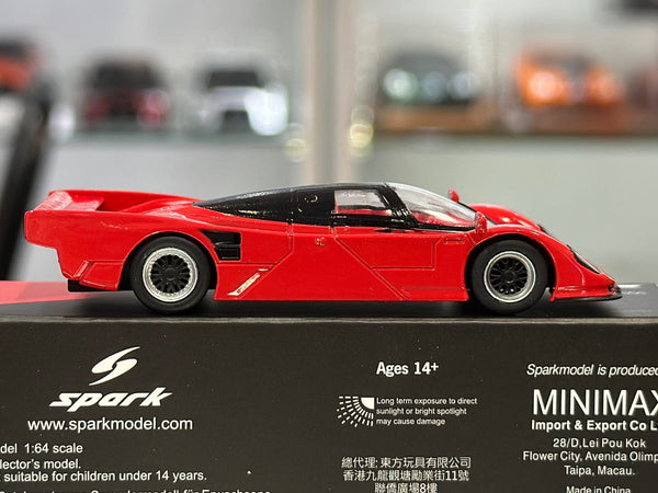 Porsche 1993 Dauer 962 Red Sparky Tiny Exclusive 1/64