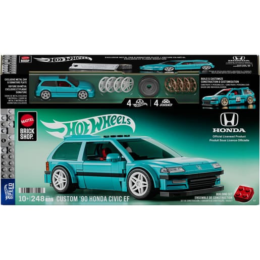 Custom 90 Honda Civic EF Mattel Brick Shop