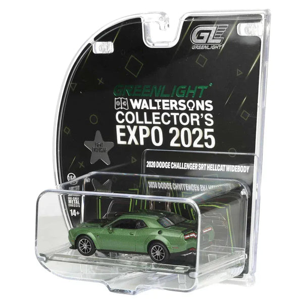 2020 Challenger SRT Demon 170 - F8 Green with Indiana Stripe Greenlight Waltersons Product Expo Exclusive Greenlight 1:64 51684-C
