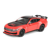 2024 Ford Mustang Dark Horse Red with Indiana Stripe Greenlight Waltersons Product Expo Exclusive Greenlight 1:64 51684-D