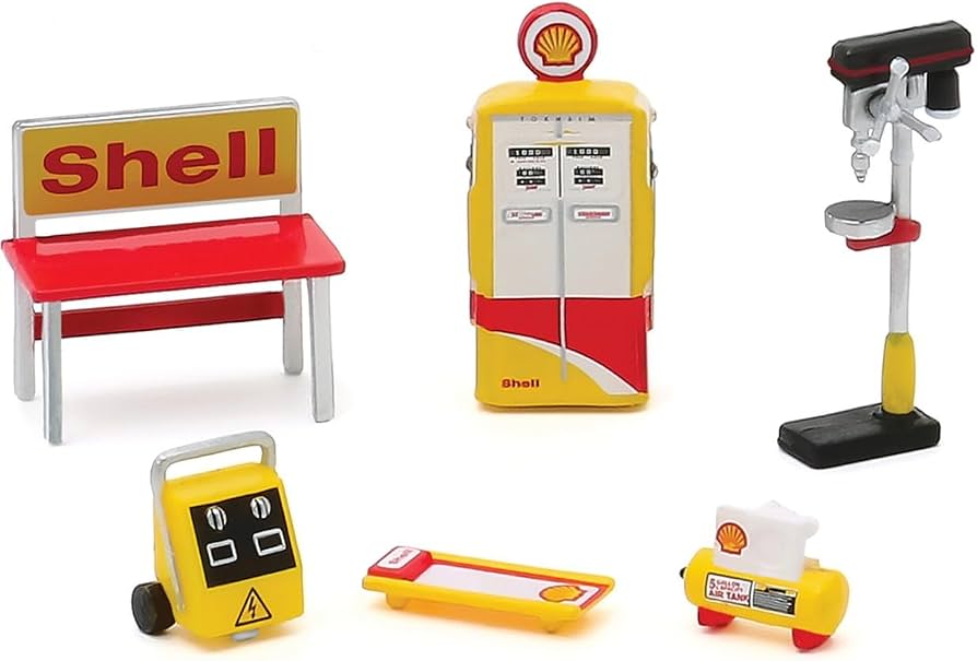 Shell Oil Auto Body Shop - Shop Tool Accessories Series 3 for diorama