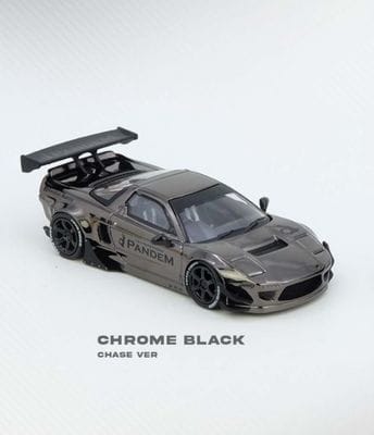 Chase Honda NSX NA1 Rocket Bunny Black Chrome IDE 2025 Exclusive Event Model Inno64