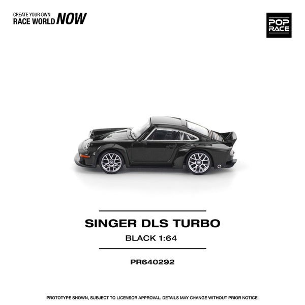 Porsche Singer DLS Turbo Road Black 1/64 scale Pop Race