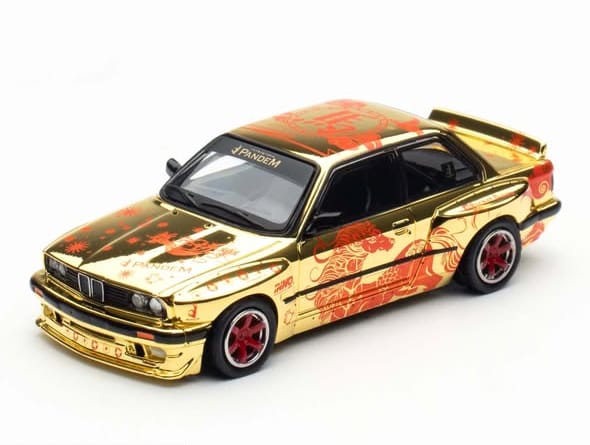 Chase Gold Pandem Rocket Bunny BMW E30 The Year Of The Horse 2026 Limited Edition Inno64 1:64 IN64-E30P-CNY26 CHASE