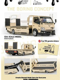 The Boring Concept Custom Tow Truck Flat Bed Micro Turbo Mega Gear 1/64 scale MT6405A14