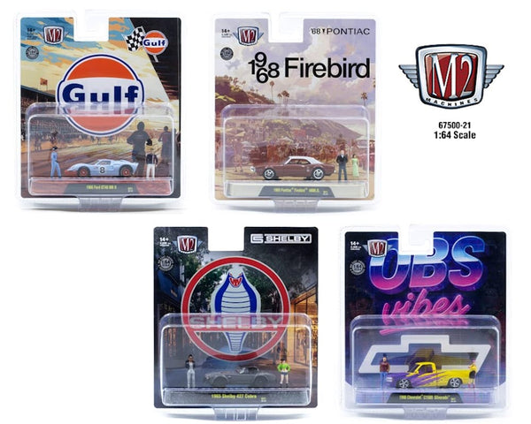Diorama 2026 Release 21 Assortment M2 Machines 1:64 Set of 4x 67500-21