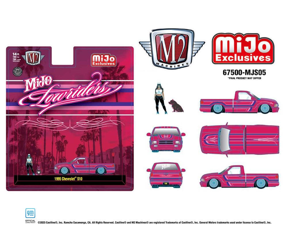 Diorama Series 1995 Chevrolet S10 Lowriders 67500-MJS05 1/64 67500-MJS05