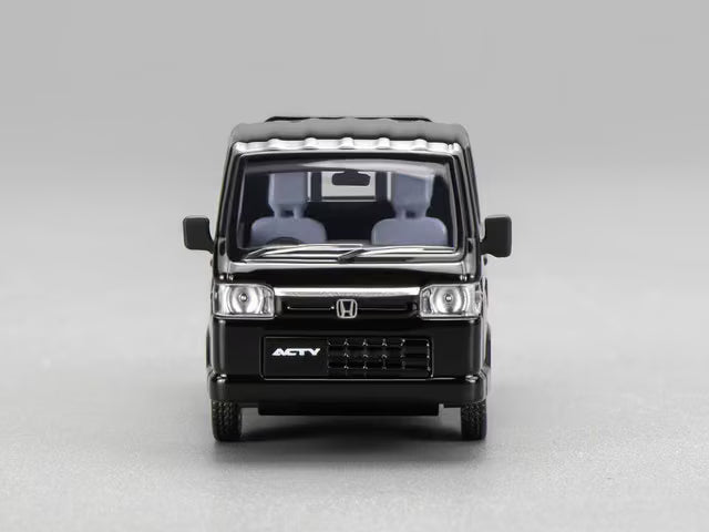 Honda Acty Truck Customized Black Motorhelix 1/64 Scale