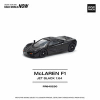 McLaren F1 Jet Black Pop Race 1/64 scale