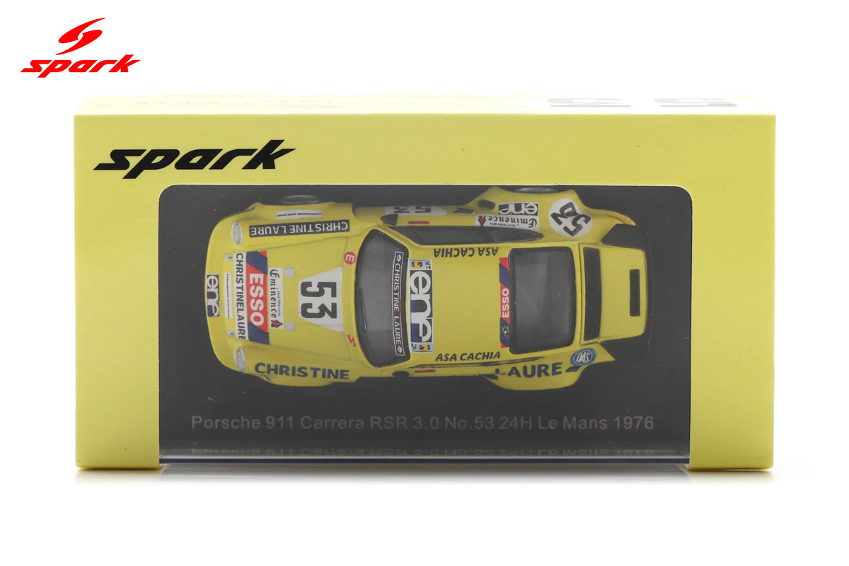 (PRE-ORDER) Porsche 911 Carrera RSR No. 53 Le Mans 24H 1976 Spark 1/64 64S024