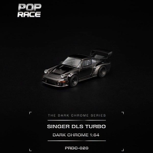 (PRE-ORDER) Porsche Singer DLS Turbo Dark Chrome Pop Race 1/64 PRDC020