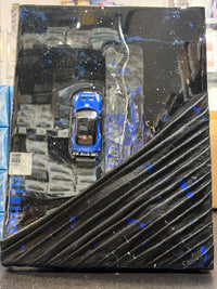 Nissan GT-R 3D Wall Art – Blue After Dark | Hanz Driven HANZART15