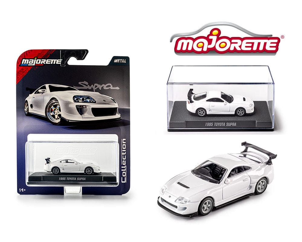 1995 Toyota Supra White Solid Pack Majorette 1:64 Collector Series Wave 3
