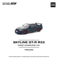 Nissan Skyline GTR R-33 Ghost Chameleon Pop Race 1/64