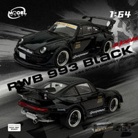 Porsche 911 993 RWB Black - ModelModel 1:64 MM64-RWB993-004