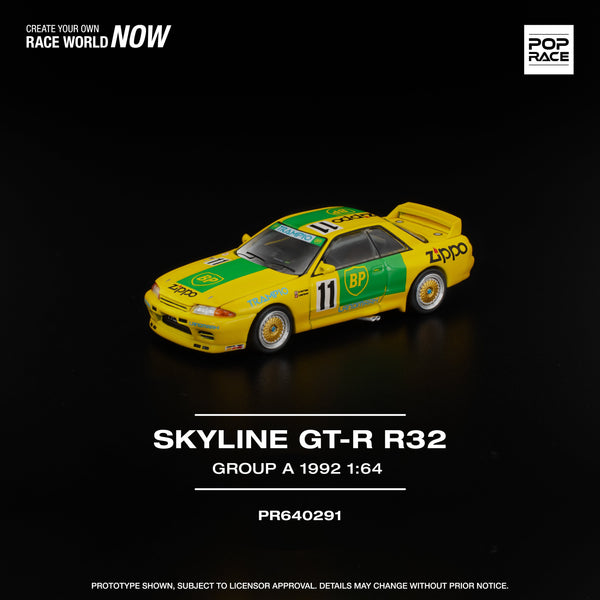 Nissan Skyline GTR R-32 Group A 1992 Pop Race 1/64