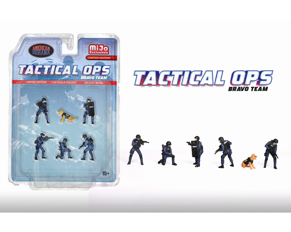 Tactical OPS SWAT Team MiJo Exclusives Limited Edition American Diorama 1:64 scale AD-2439MJ