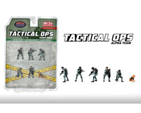 Tactical OPS Police Alpha Team MiJo Exclusives Limited Edition American Diorama 1:64 scale AD-2440MJ