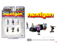 Figures Nextgen Set of 6 American Diorama 1/64 AD-2453
