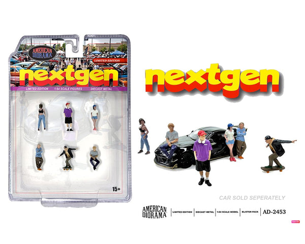 Figures Nextgen Set of 6 American Diorama 1/64 AD-2453