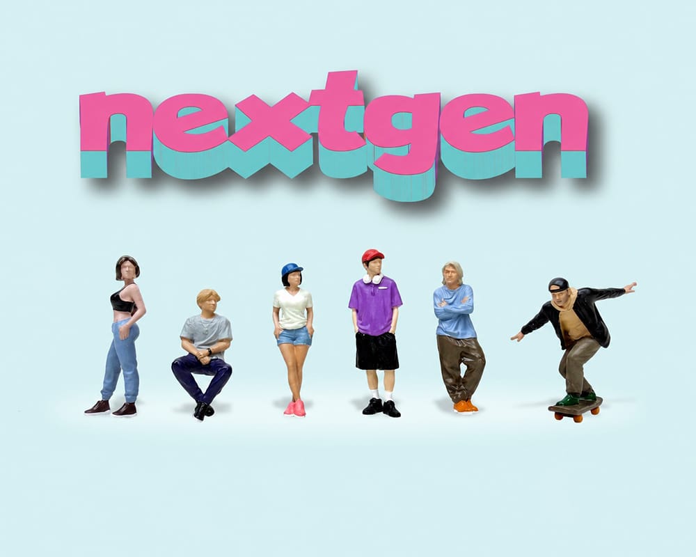 Figures Nextgen Set of 6 American Diorama 1/64 AD-2453