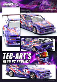 TOYOTA Sprinter Trueno AE86 N2 Project by Tec-Art's Inno64 1/64 scale