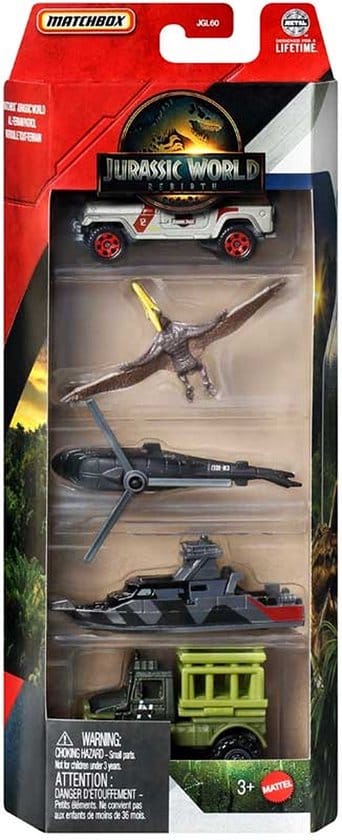 All-Terrain patrol Jurassic World 5 Pack Matchbox 1/64