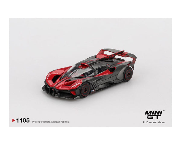 Bugatti Bolide Red Mini GT 1:64