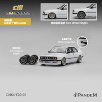 BMW M3 E30 Pandem Pearl White CM Model 1/64 | Hanz Driven CM64-E30-01