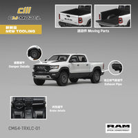(PRE-ORDER) 2024 Ram 1500 TRX Final Edition Diamond White Crystal Pearl CM Model 1/64