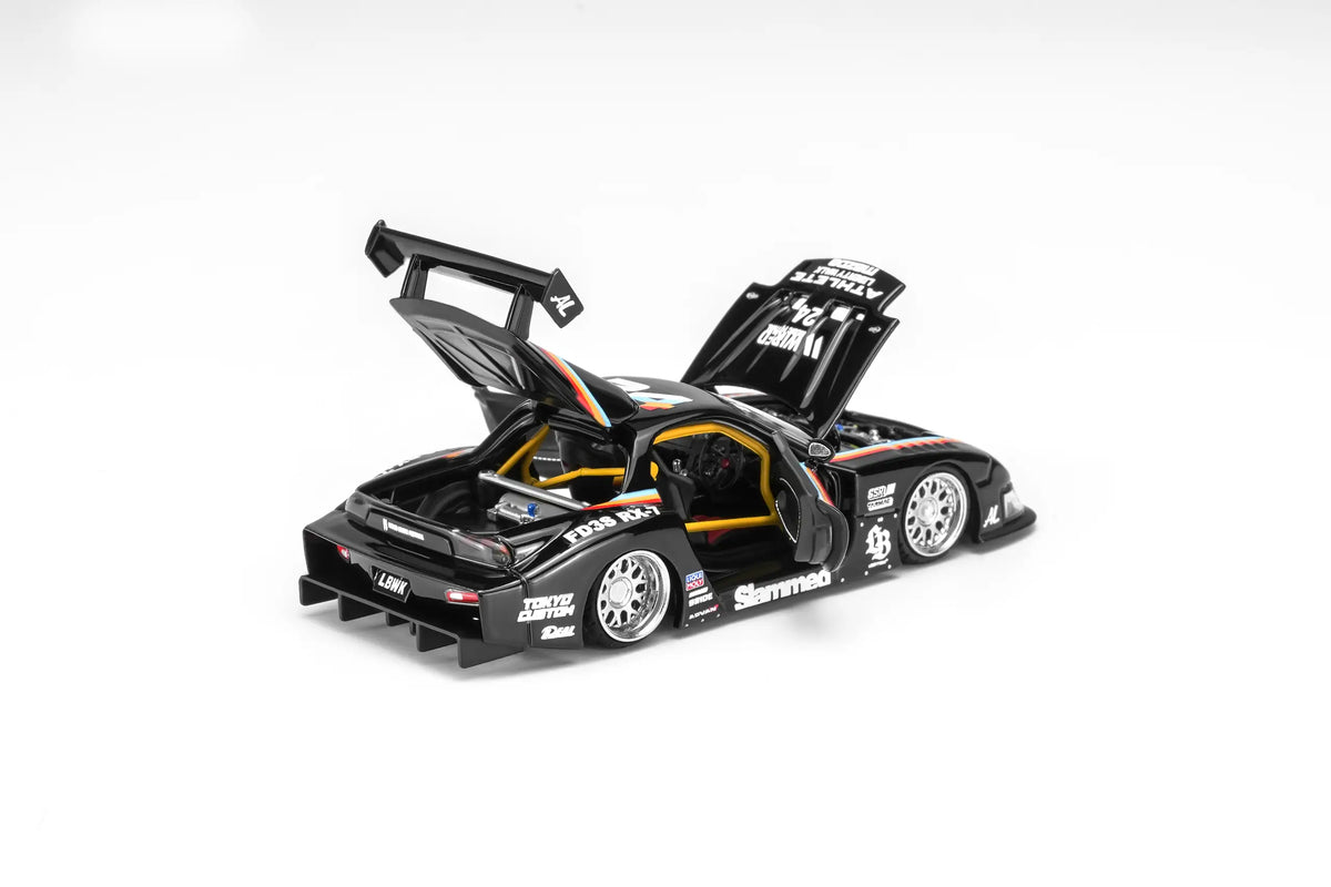 (PRE-ORDER) LB Super Silhouette Mazda FD3S RX-7 Athlete Motorhelix 1/64 M61112