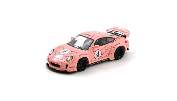 Porsche 911 997 Pandem Pink Pig Inno64 1/64 scale
