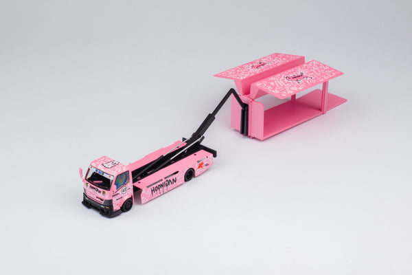 Custom Box Truck KB Pink Micro Turbo 1/64 scale