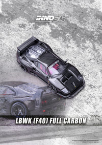 Ferrari F40 LBWK Full Carbon Inno64 1/64 scale