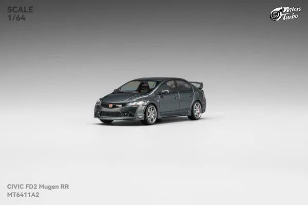  Custom FD2 MUGEN RR - Metallic Grey - MicroTurbo - 1/64