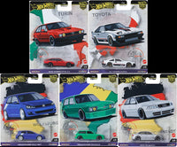 Hot Wheels Car Culture 2024 A Case World Tour 5x Car Set 1/64 scale