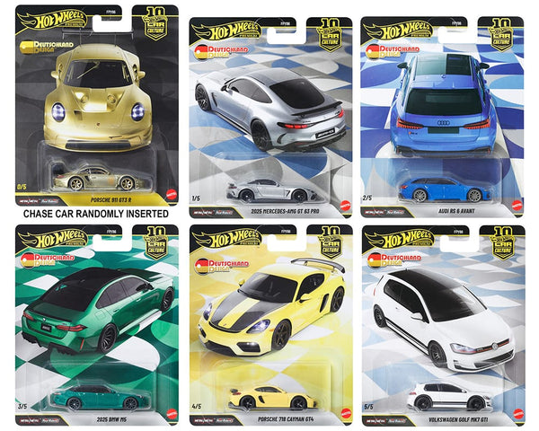 Hot Wheels Car Culture 2026 Deutschland Design W (5x car set) 1/64 scale