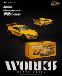 Toyota Supra Pandem Rocket Bunny Yellow TMCS 2026 Works Model 1/64
