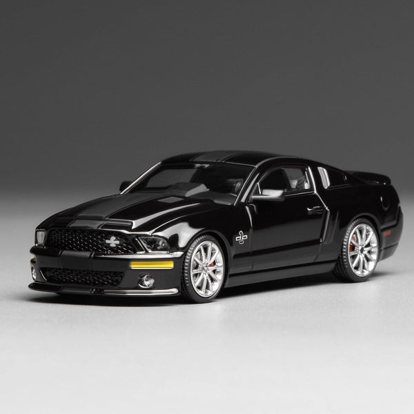Ford Mustang Shelby GT500 Super Snake 2007 Black Motorhelix x Greenlight 1:64