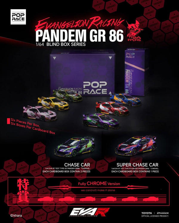 Pop Race Evangelion Rancing Pandem GR86 Blind Box Series
