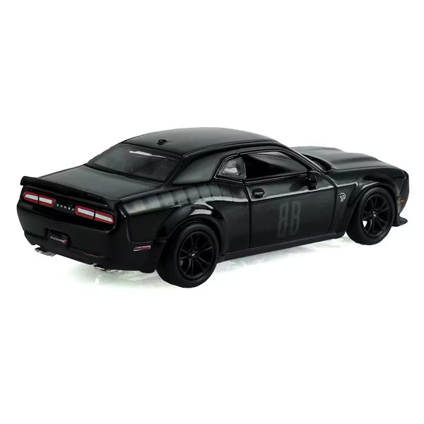 2017 Dodge Challenger SRT Hellcat Widebody Black Bandit Series 31 Greenlight 1:64