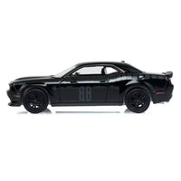 2017 Dodge Challenger SRT Hellcat Widebody Black Bandit Series 31 Greenlight 1:64