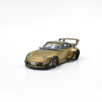 Porsche 911 993 RWB Gold ModelModel 1:64